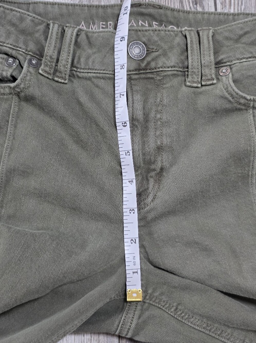 American Eagle Outfitters Women's Low-rise Baggy Wide Leg Front Seam Pants Sz 2 - Picture 5 of 8